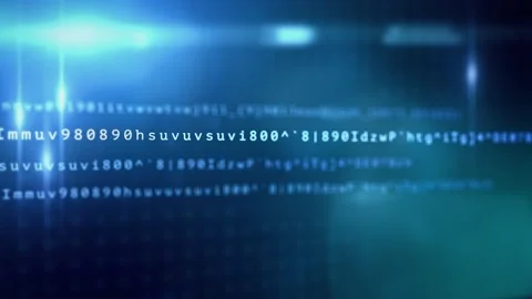 4K Data transmission channel Motion of digital data flow Loop Animation. 3D Stock Footage 157727112