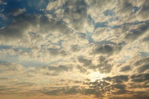 4K. Dawn. The movement of clouds in the sky (Time Lapse) Ultra HD, 4096x2730 Stock Footage 49628350