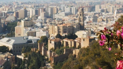 4k daylight wide high angle slightly blurred background static shot of the Stock Footage 124015672