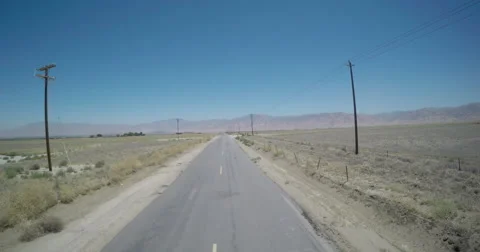 4k Desert Road Low Flyover Stock Footage 67955782