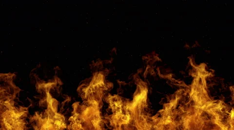 4K Detailed fire background | Stock Video | Pond5