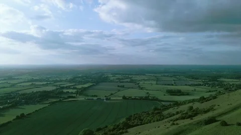4K Devils Dyke in with a cloudy sky Video stock 151019062