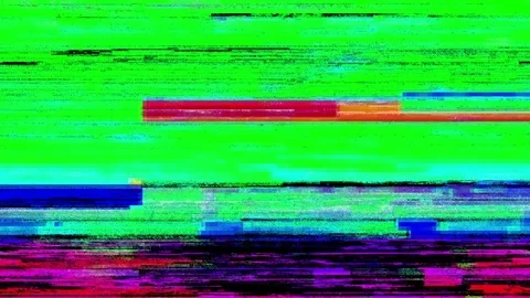 4K Digital Abstract Glitch Background Video stock 107746129