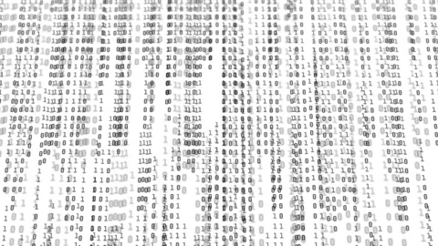 4K Digital binary code processing loop new backgrounds. 動画素材 157754353