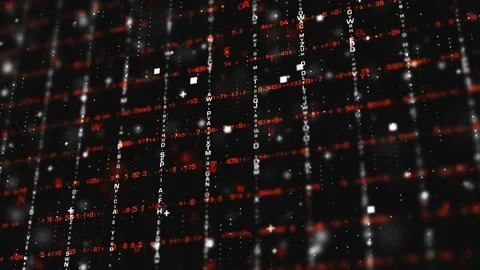 4K Digital coding and data background (loopable) Stock Footage 151981793
