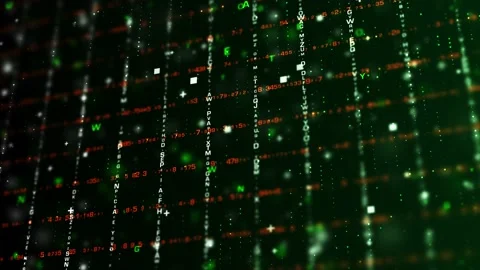 4K Digital coding and data background (l... | Stock Video | Pond5
