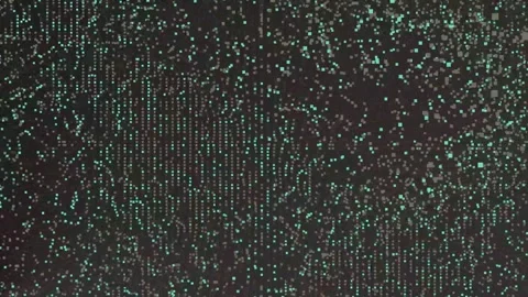 4K Digital Data Flow Abstract Background Glowing Pixelated Particles Shimme.. Vídeos de archivo 338367478