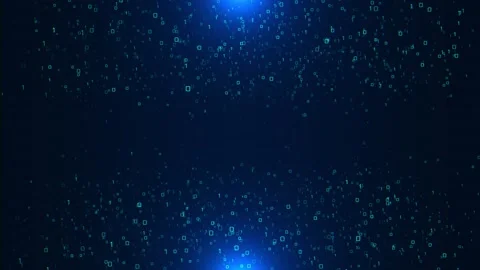 4K Digital Data Stream Matrix style binary code Numbers Loop Animation Video stock 178389976