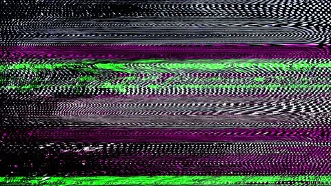 4K Digital Glitch Texture. Looped Overlay Vidéo 150284729