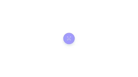 4K digital pay button face ID success, white background Stock Footage 332217121