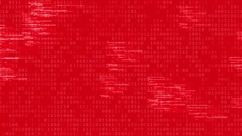 4k digital Programming code running over computer screen terminal, hacking. Stock Footage 158695739