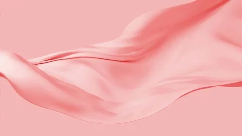 4K Digital Rendering of Peach Satin Fabric with Flowing Folds 스톡 동영상 339269254