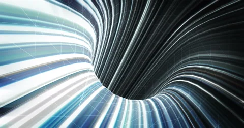 4K Digital Tunnel V1 스톡 동영상 49990032