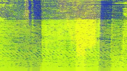 4K Digital VHS Background, Vibrant Colors, Glitches, Textured Noise, Overlay Video stock 293984066