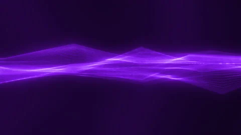 4k Digital Wireframe Streak Moving Abstract Background Seamless Loop - Purple Stock Footage 144932332
