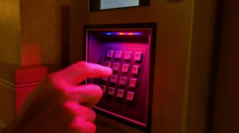 4K Disarm a Security System 4324 Stock Footage 38109033