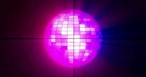 4K Disco Ball Animation Stock Footage 111442090