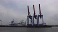 4k Dockside shipping on boat trip round the Hamburg harbour 4k or 4k+ Resolution