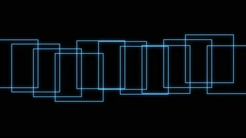 4k Document block,scan big data information password technology square box file Video stock 93974456