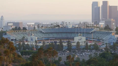 4K DODGER STADIUM TIME LAPSE Stock Footage 74931268