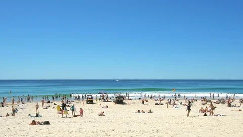 4k dolly shot of Surfers Paradise in Gold Coast, Australia Stock Footage