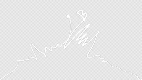 4k doodle animation elements on a black screen. Stock Footage 168682033