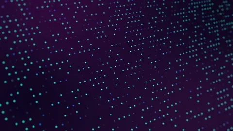 4K dots background. Digital animation data cyber or technology background Stock Footage 183673833