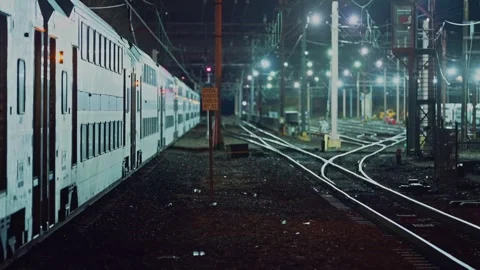 4K, Dover Train Station, Dover, New Jersey, January 29th 2024 Stock Footage 265271598