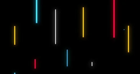 4K Down side Colorful Lines Animation Stock Footage 325387648