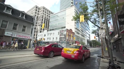 4K Downton Toronto Canada 2016 Stock Footage 66642000