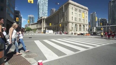 4K Downton Toronto Canada 2016 Stock Footage 66642453