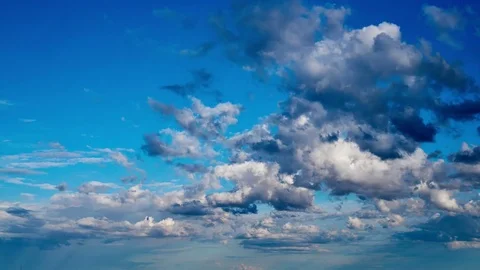 4K. Dramatic clouds color on sunset. Time-lapse. 스톡 동영상 74562452