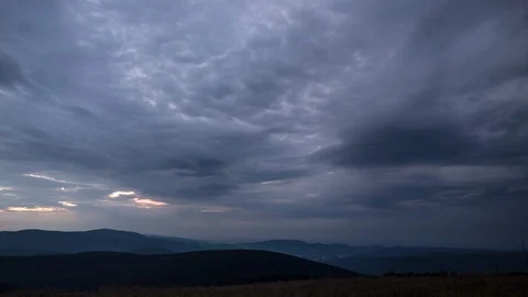 4K Dramatic clouds Stock Footage 119127595