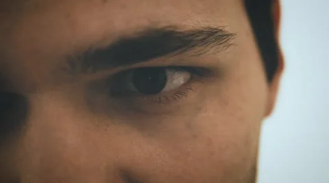 4k - Dramatic look, eye close up Stock Footage 59620775