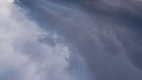 4K. Dramatic Storm in Mountains sky. Sunset color clouds move. Time-lapse. Stock Footage 84211665