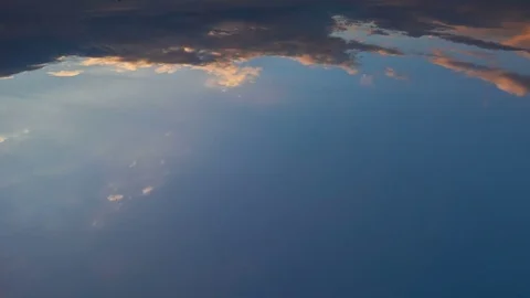 4K. Dramatic Storm in Mountains sky. Sunset color clouds move. Time-lapse. Stock Footage 84214450