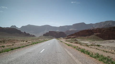 4k drive off-road mountains empty morocco Stock Footage 50766985
