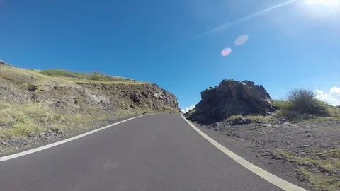 4K Driver point of view in the islands of Hawaii Stock Footage 98120982