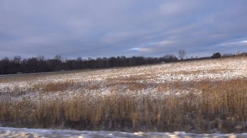 4K Driving On Highway Freeway Sideview And Circular Roundabout Stock Footage 89060635