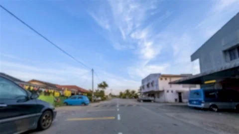 4K driving hyperlapse on the road. Stock Footage 104807682