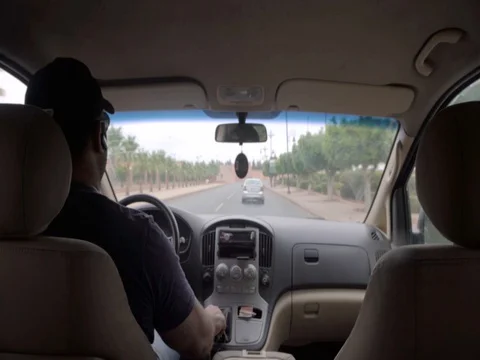 4K Driving on a main road in Morocco Stock Footage 70309495