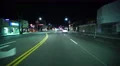 4K Driving Plates Los Angeles Night Front View 02 La Brea Ave turn onto Melro 4k or 4k+ Resolution