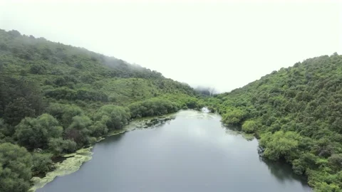 4K drone aerial view of Yala Provincial Park in Jujuy, Argentina. Misty Video stock 344917563