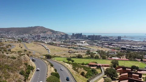 4k drone of Cape Town Stock Footage 126611996