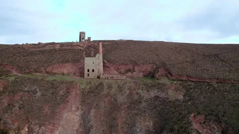 4K Drone Cornwall Coast 003 Stock Footage 233706842
