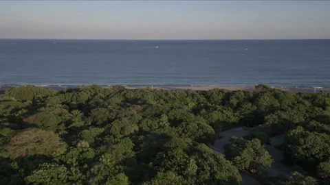 4k Drone Florida over Intercoastal with boats 003 Stock Footage 249284407
