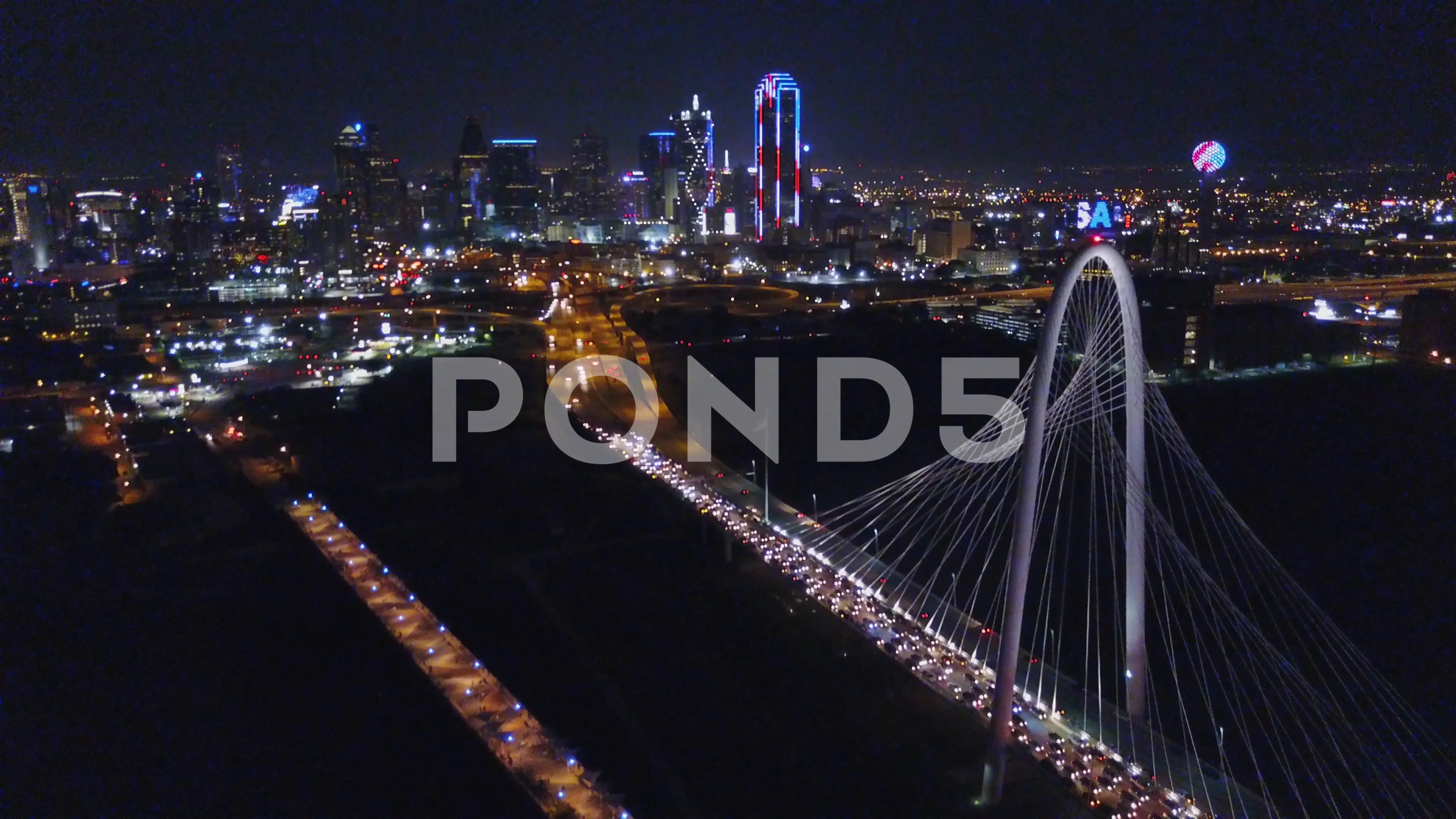 Dallas, Texas  4K drone video 