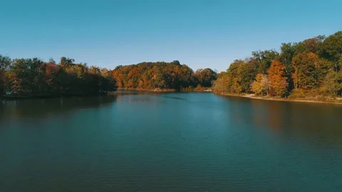 4K Drone Footage Lake Stock Footage 146793239