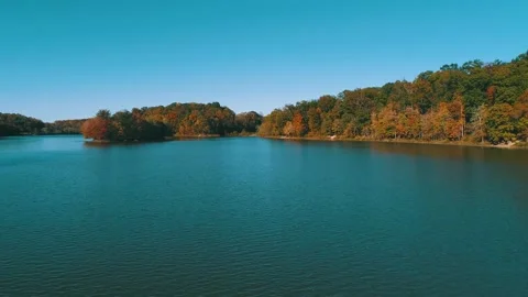 4K Drone Footage Lake Stock Footage 146793333