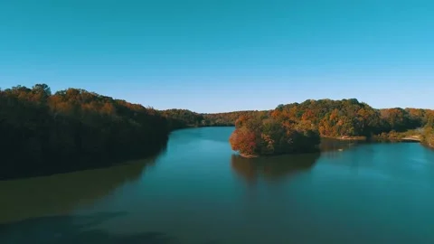 4K Drone Footage Lake Stock Footage 146793348